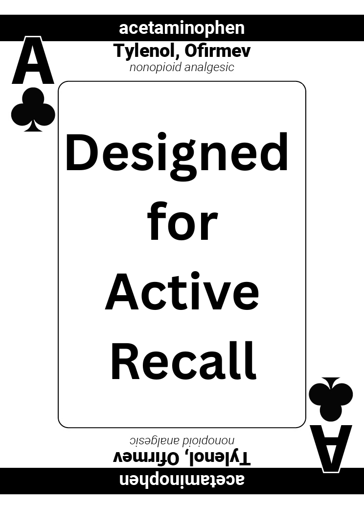 Designed for active recall
